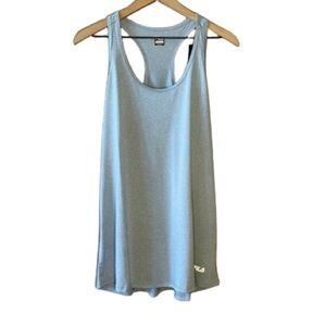 Women's L NWT FILA Move It or Loose It Tank top Light Blue Racerback